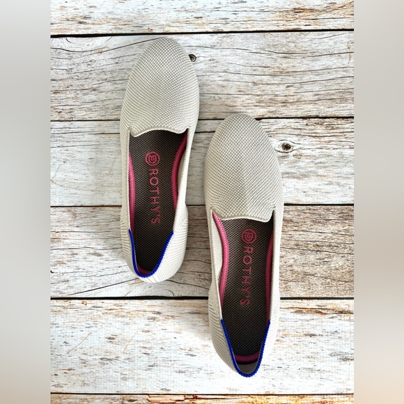 Rothy’s Linen Double Stitch Loafers, Size 8.5 - Picture 7 of 14